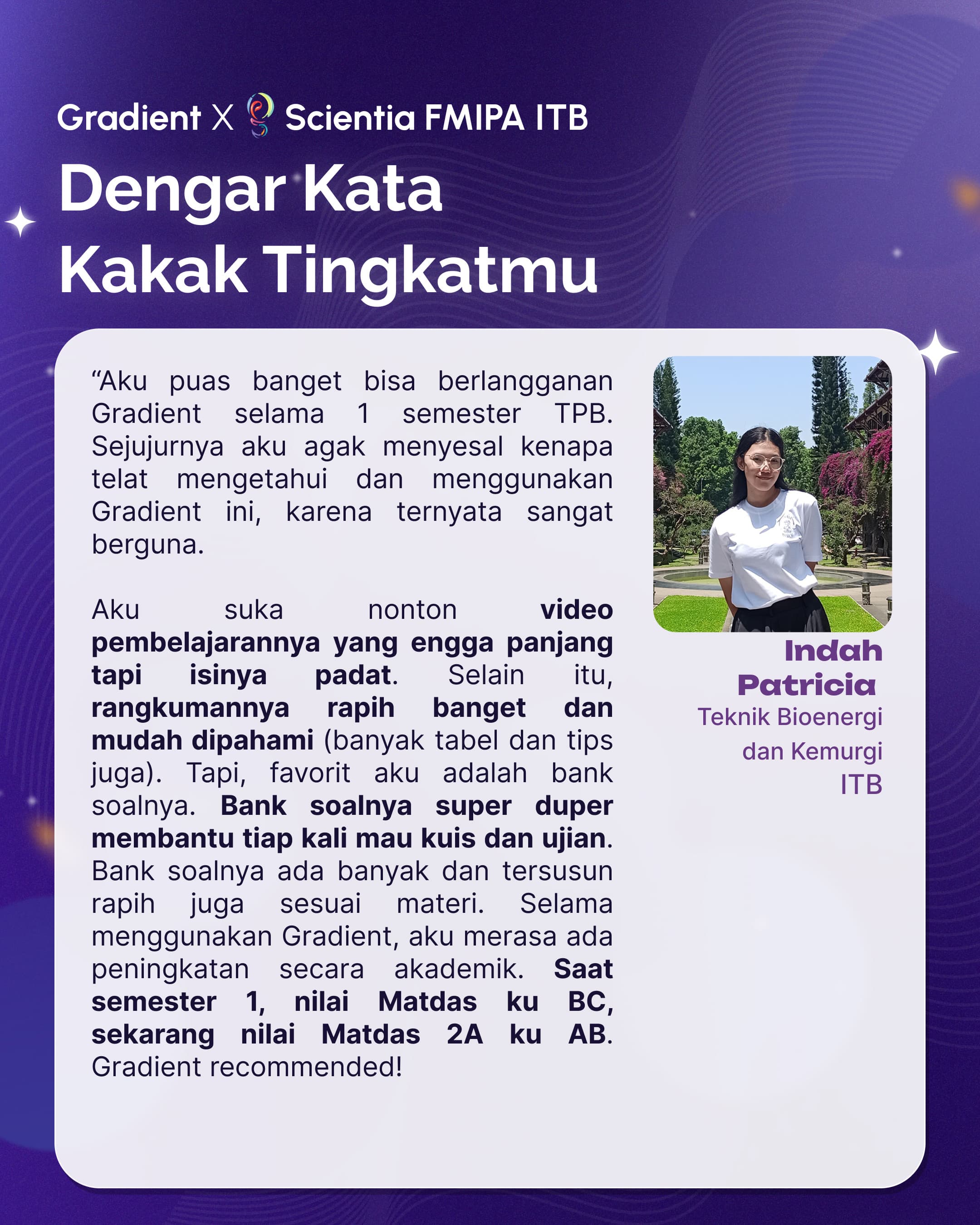 Gradient x Scientia FMIPA ITB - Slide 3