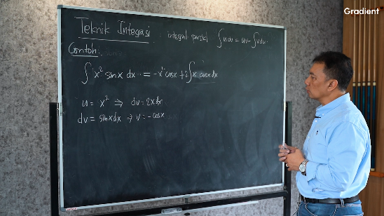 Contoh Soal 3: Integral Parsial Berulang