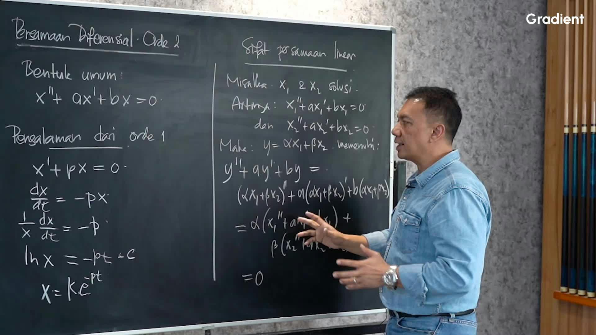 Mengulas PD-1 & Sifat Persamaan Linear