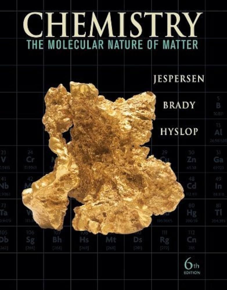 Kunci Jawaban Chemistry: The Molecular Nature of Matter 6th Edition