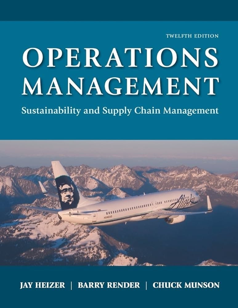 Kunci Jawaban Operations Management: Sustainability and Supply Chain Management 12th edition