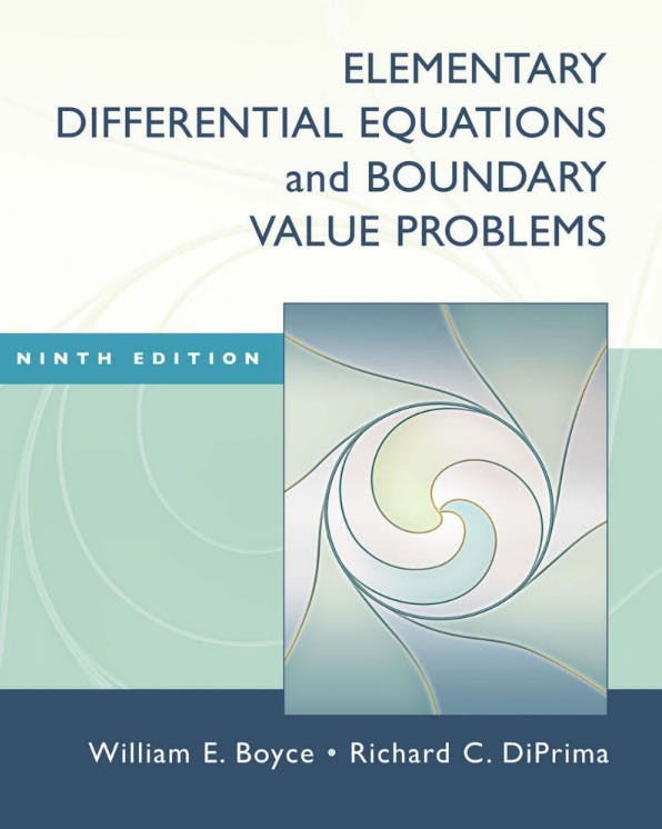 Elementary Differential Equations and Boundary Value Problems 9th Edition