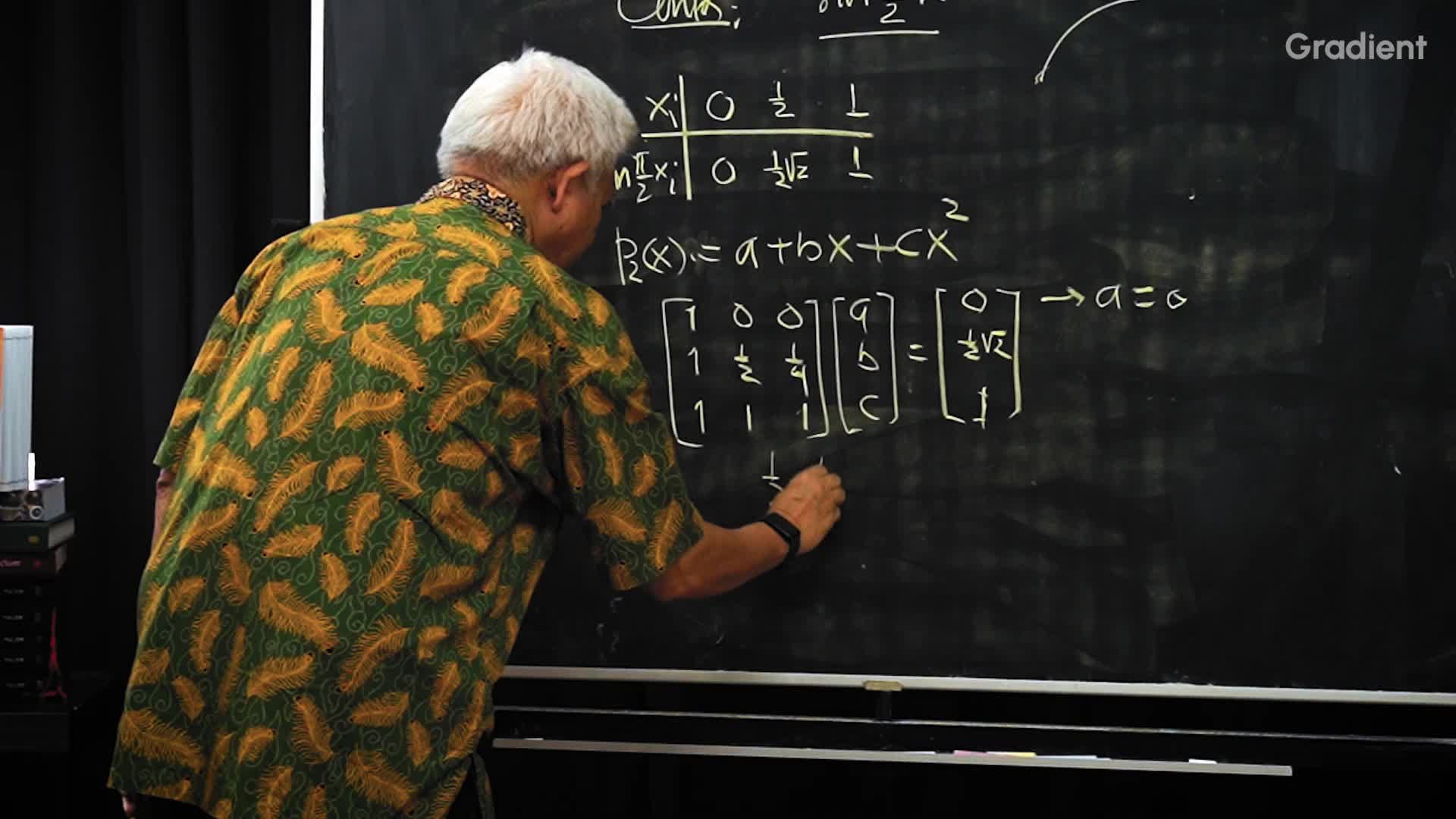 Contoh Interpolasi Polinomial Basis Standar