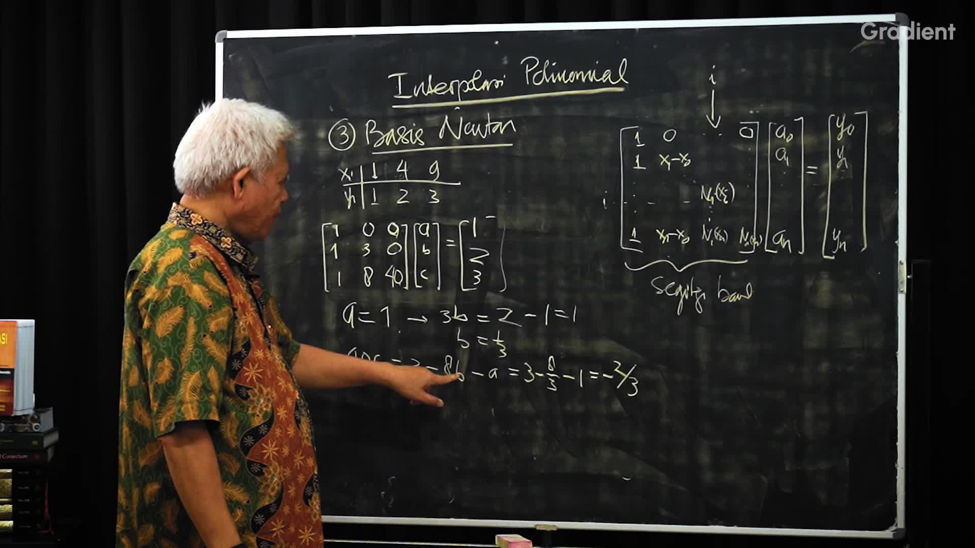 Contoh Interpolasi Newton