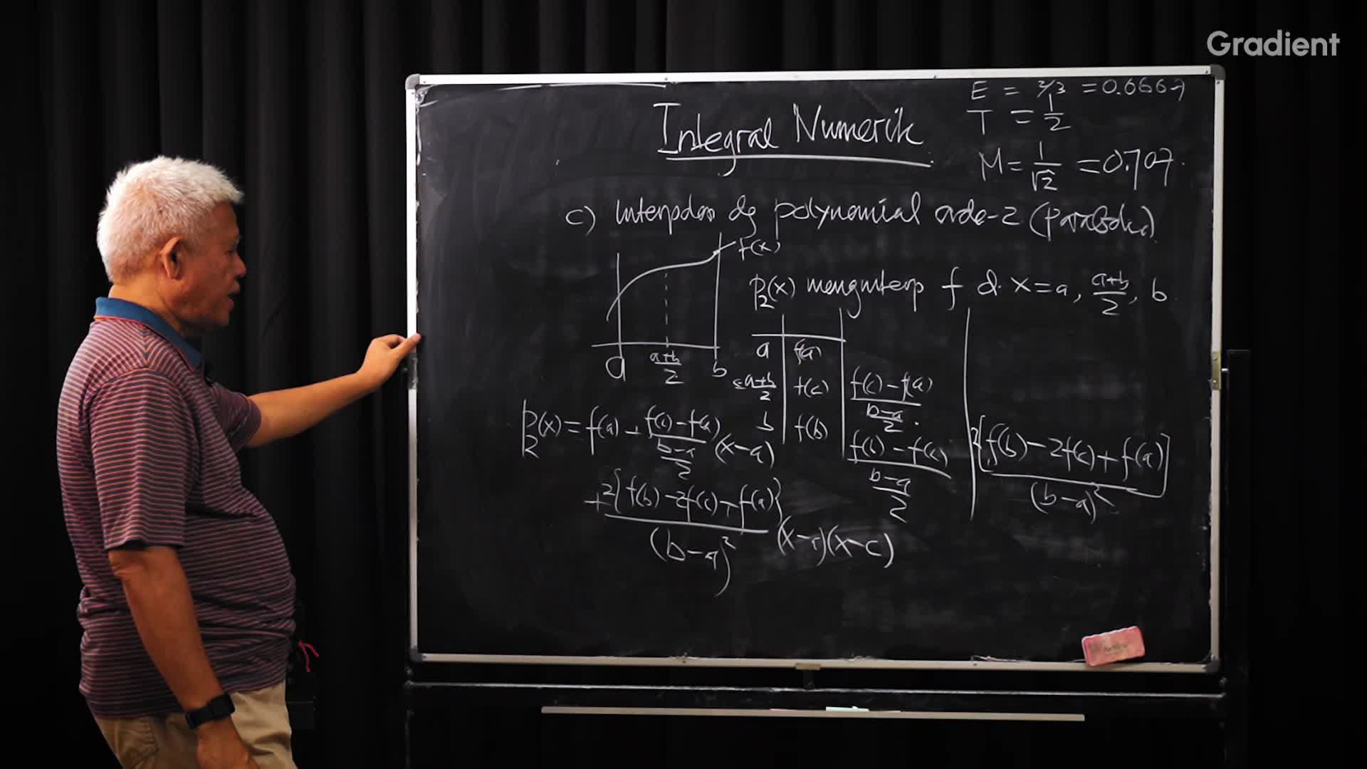 Integral Numerik Metode Newton-Cotes: Polinomial Orde 2 - Parabolik