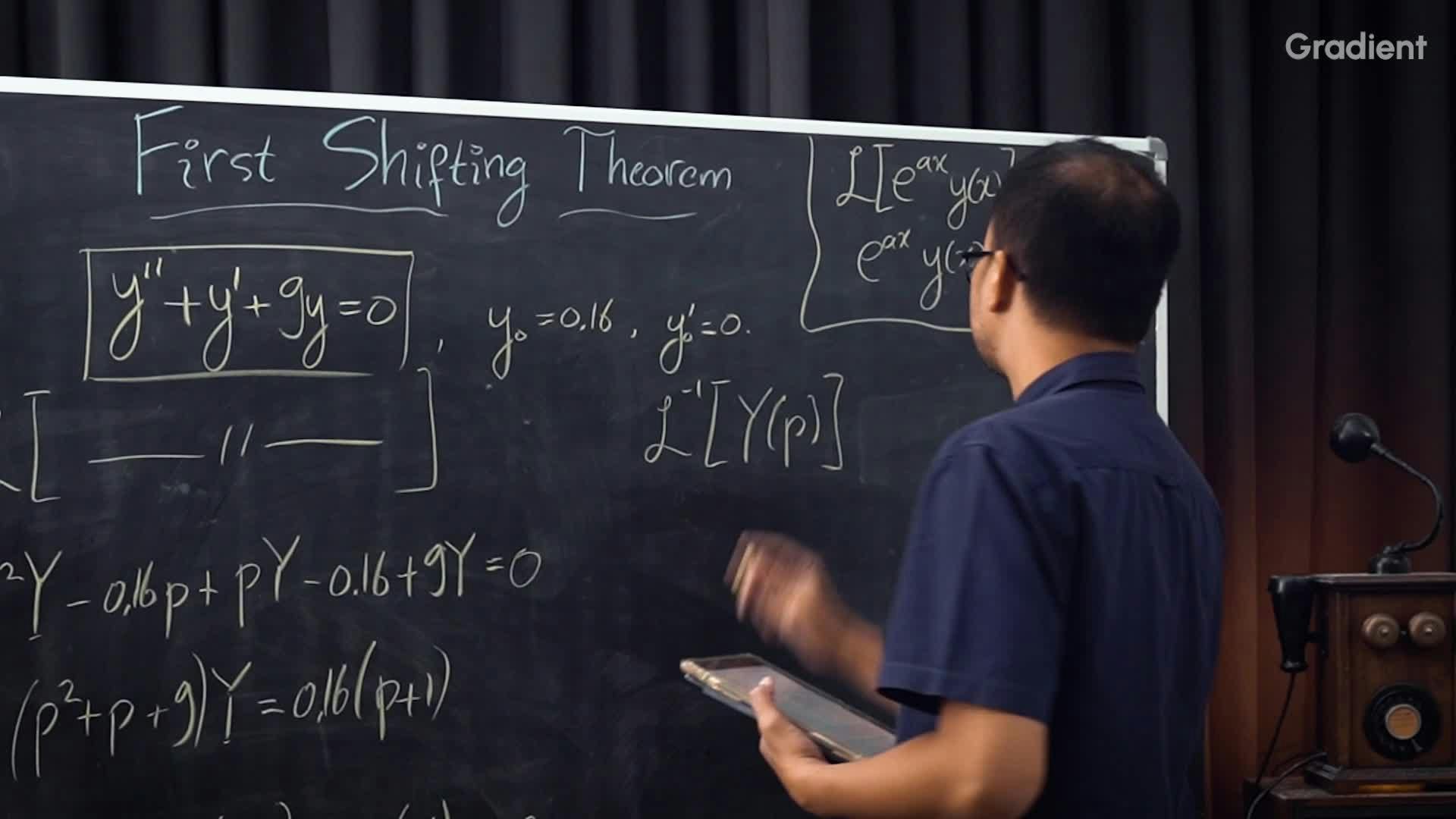 Contoh Solusi PDB dengan First Shifting Theorem