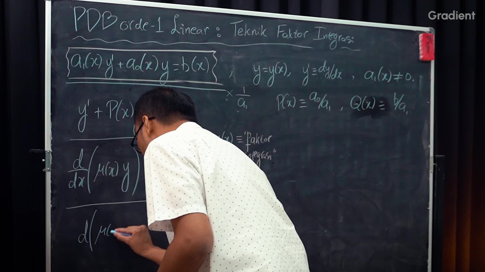 Teknik Faktor Integrasi PDB Linear Orde 1