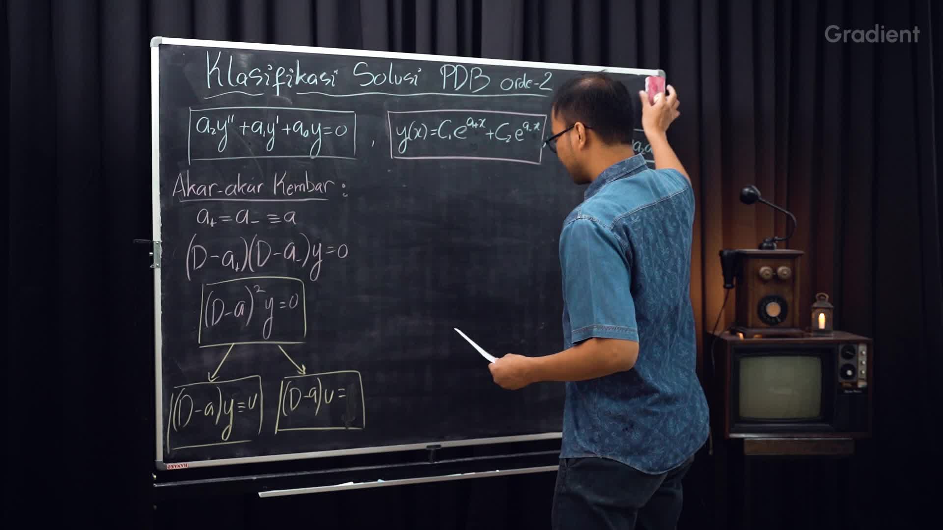 Solusi PDB Orde 2: Akar-akar Kembar