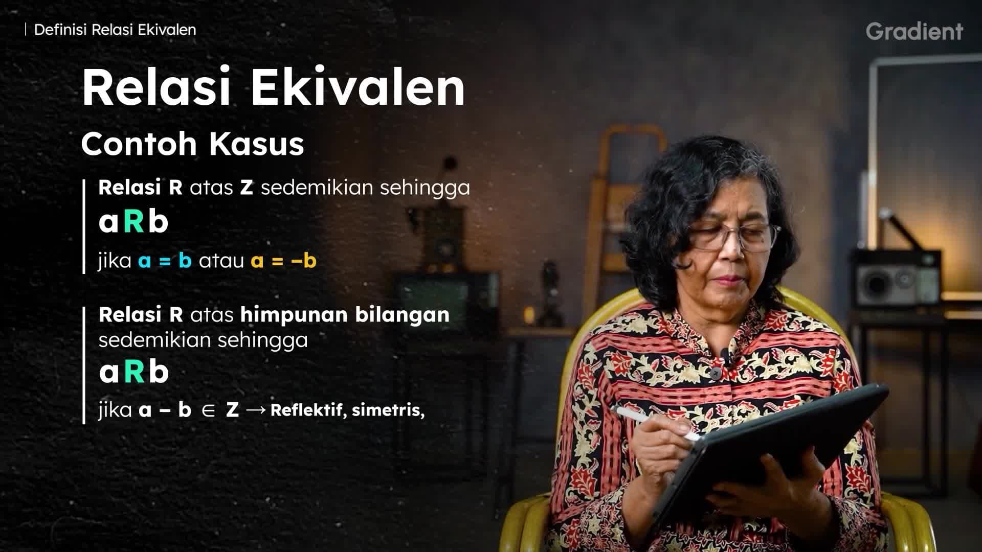 Definisi Relasi Ekivalen