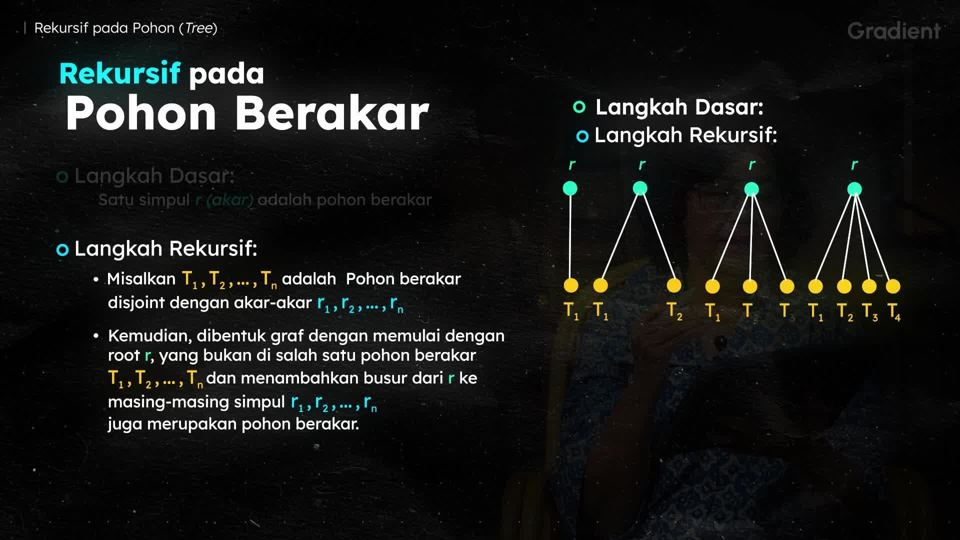 Rekursif: Pohon Berakar