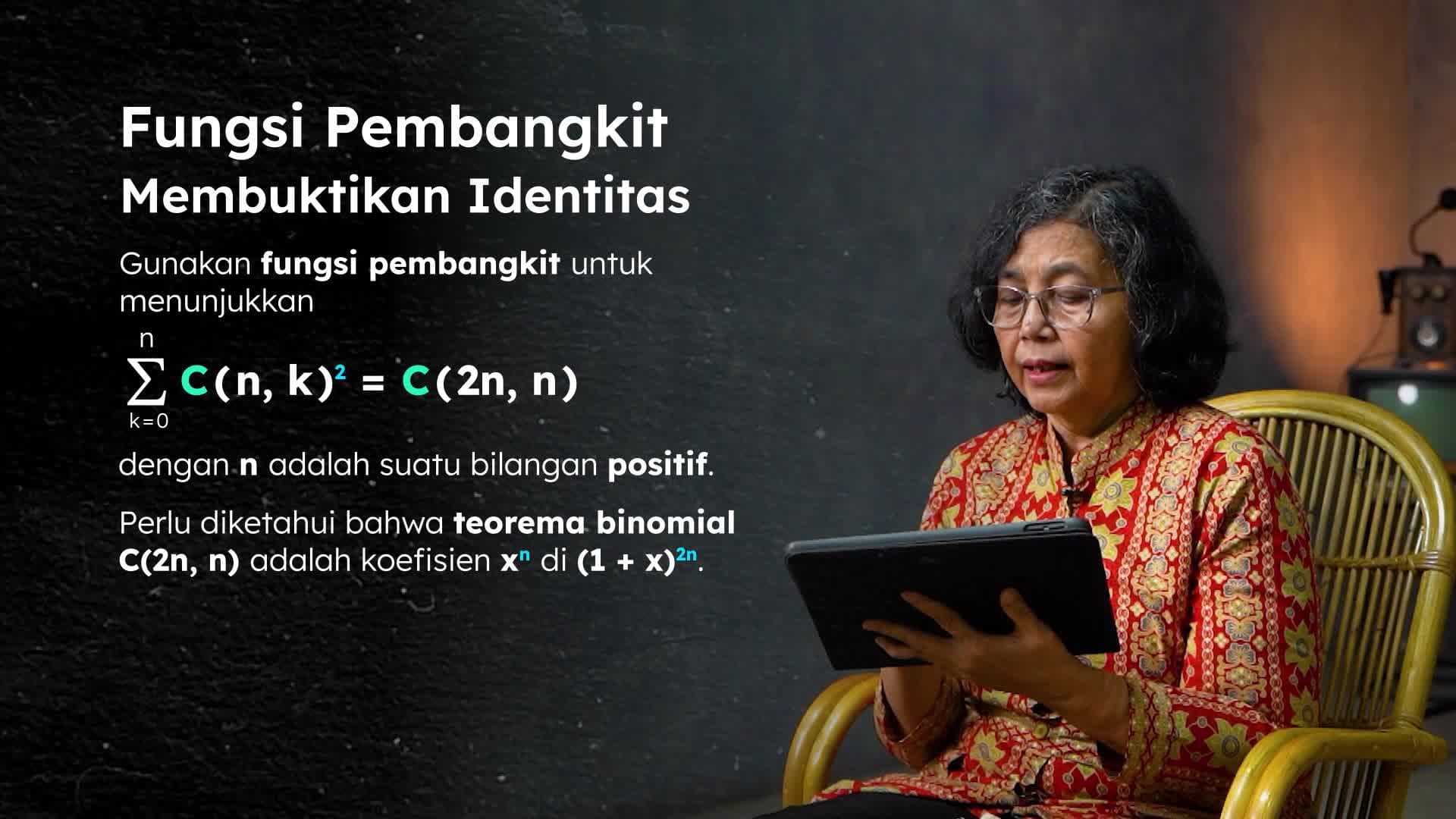 Fungsi Pembangkit: Membuktikan Identitas