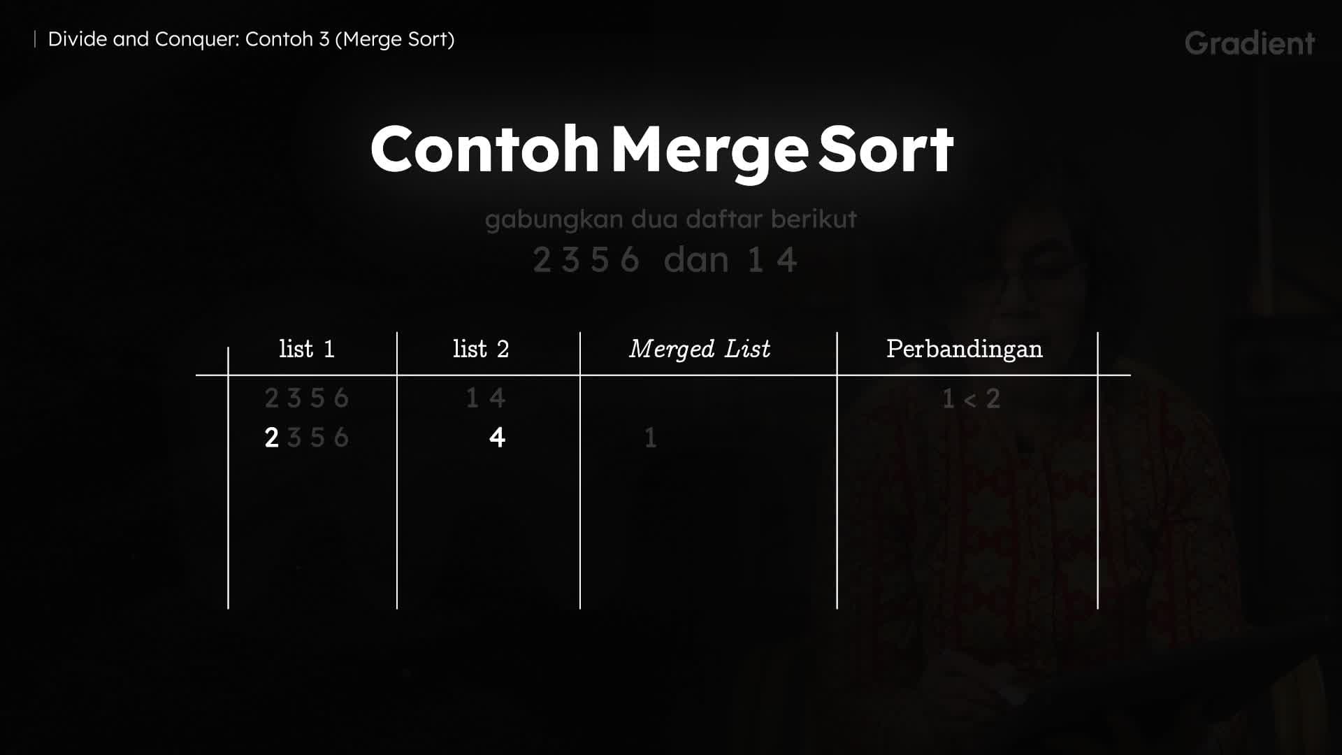 Contoh 3 Merge Sort