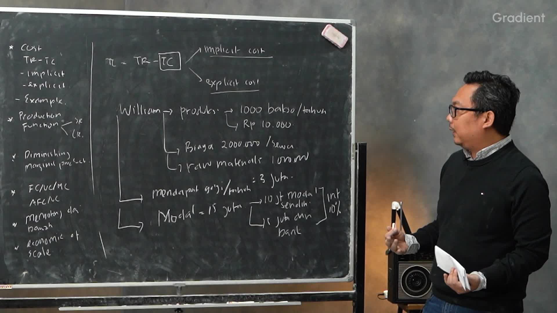 Implicit dan Explicit Cost serta Cara Menghitung  Accounting Profit & Economic Profit)