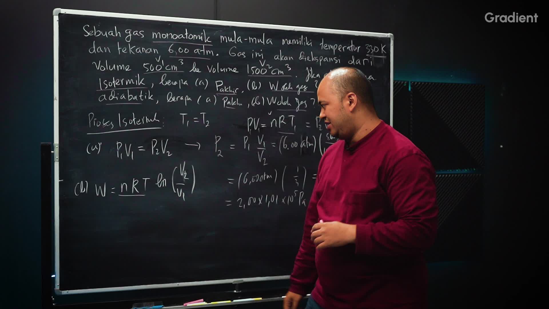 Contoh Soal Proses Isotermik dan Adiabatik