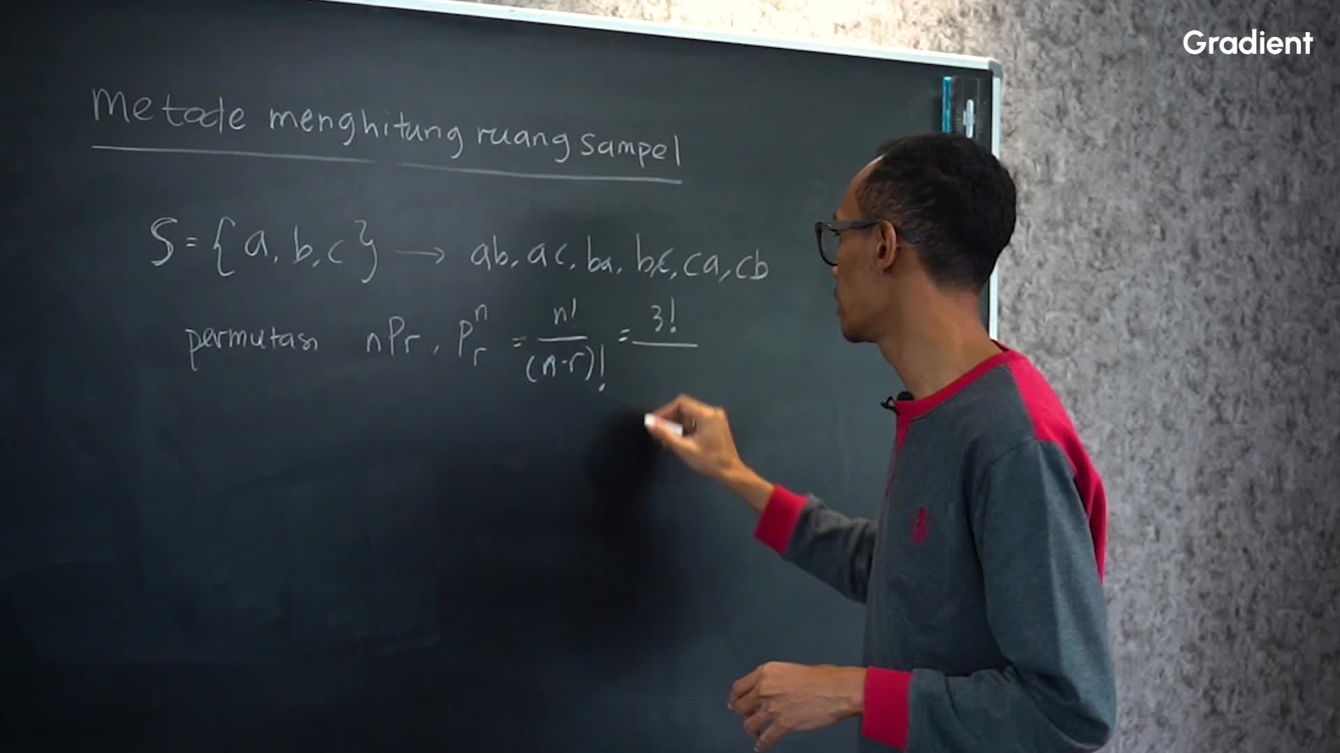 Materi probabilitas statistika permutasi kombinasi
