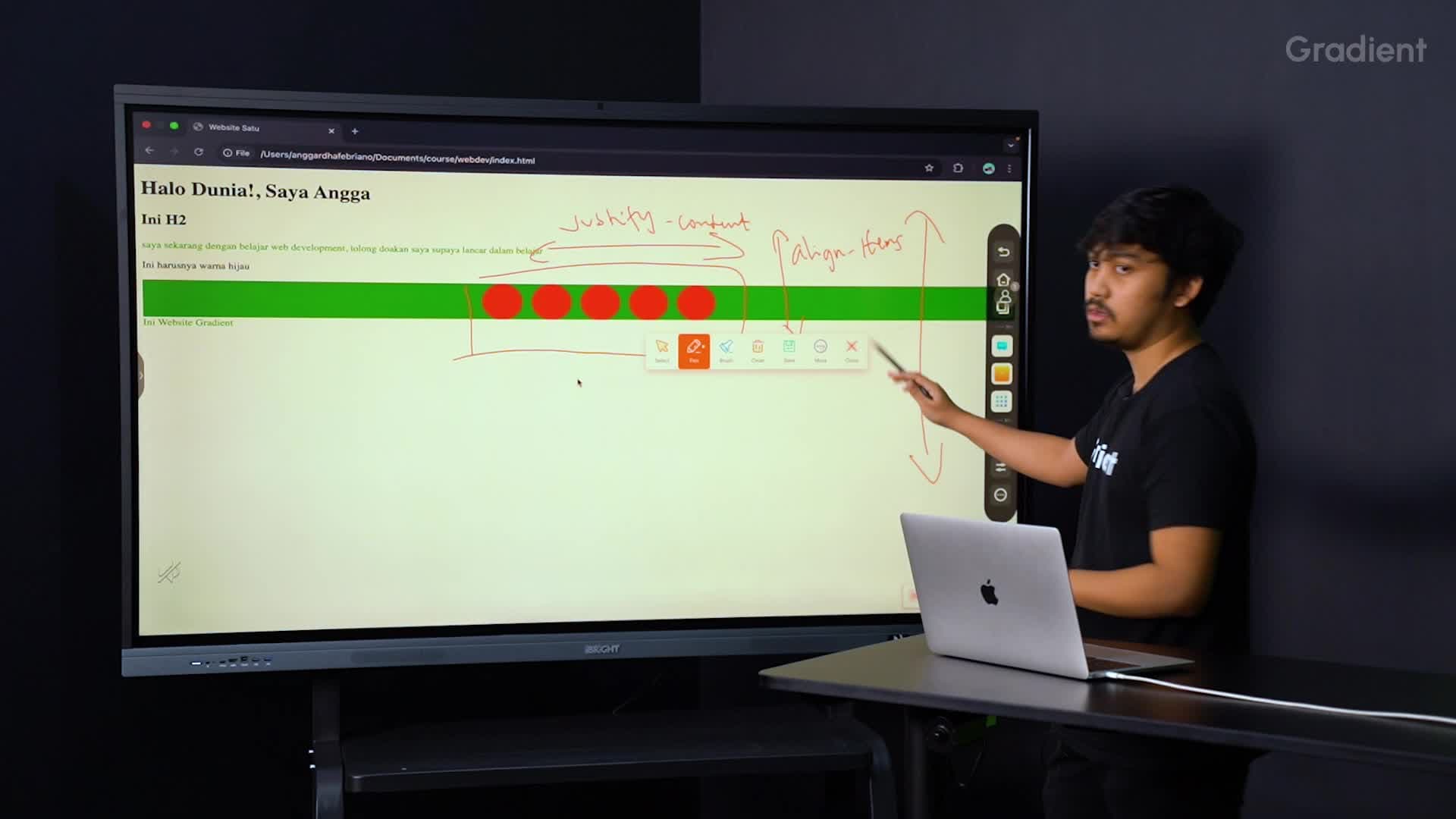 Cara Mengatur Posisi pada Flexbox