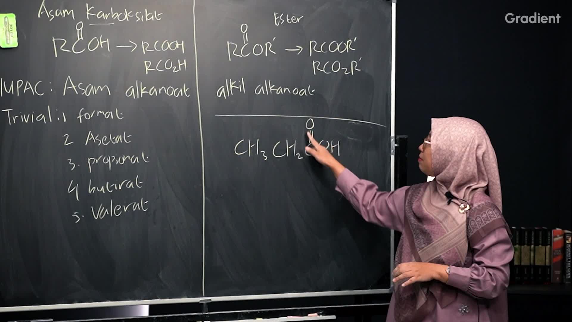 Tata nama Asam Karboksilat dan Ester