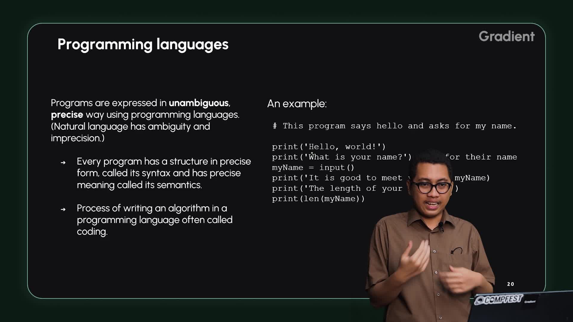 Materi Dasar-Dasar Pemrograman: Apa itu Program dan Bahasa Pemrograman?