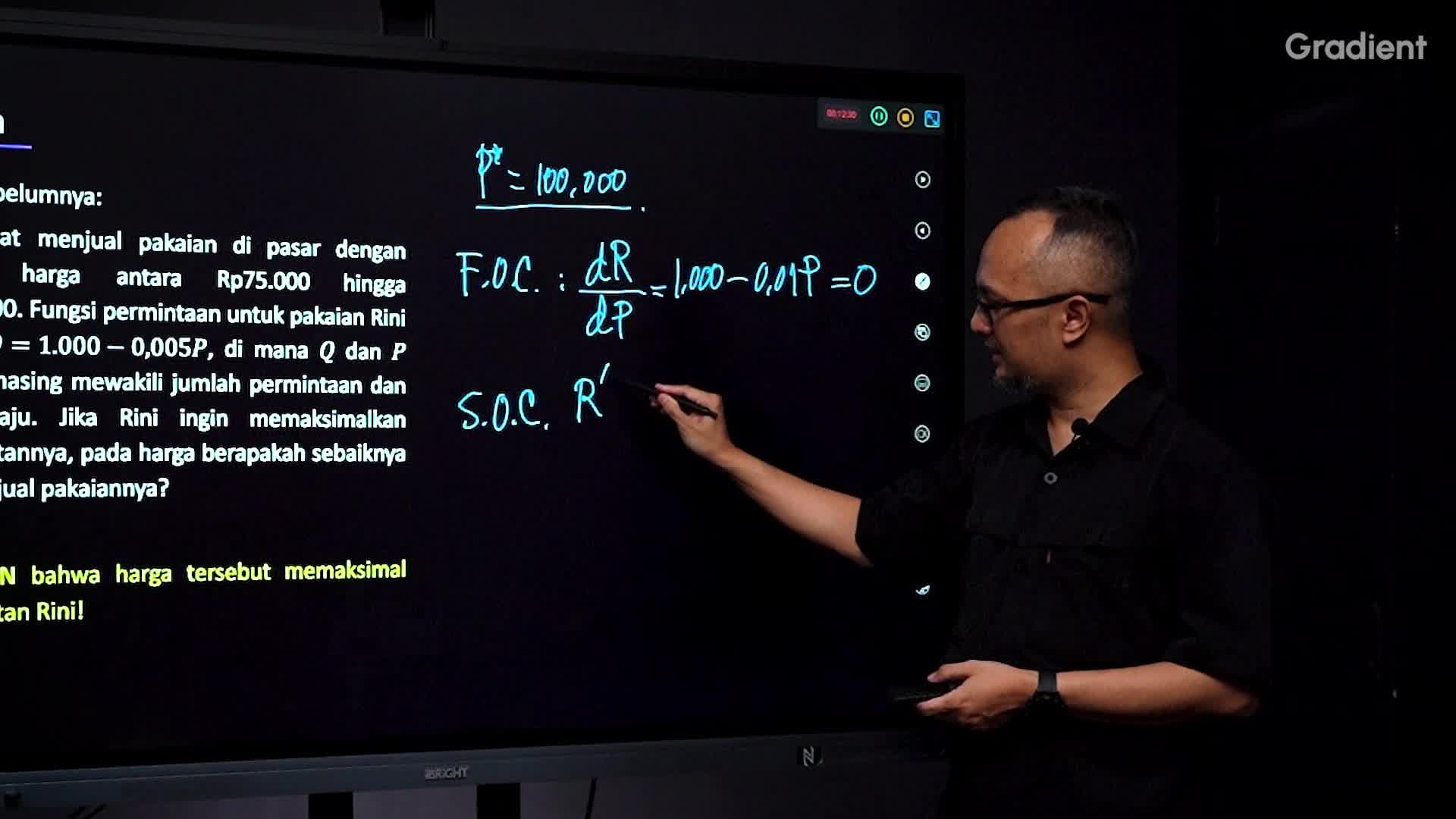 Latihan Second-Order Condition